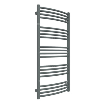 Grzejnik drabinkowy TERMA LENA, podłączenie SX, wym. 1140 x 536 mm, kolor błyszcząca szarość, moc 525W