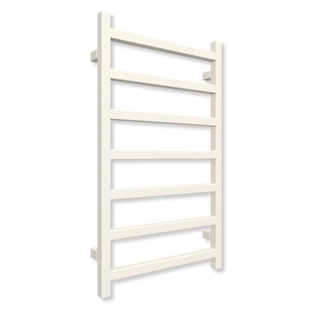 Grzejnik elektryczny TERMA SIMPLE 840 x 500 mm, kolor biały RAL9010, moc 300 W, podłączenie E1, kabel prosty bez wtyczki z maskownicą