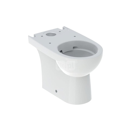 Deska sedesowa Geberit Selnova Compact, mocowanie od góry: Wolne opadanie=Nie, Zawiasy wypinane=Nie, Mocowanie=Od góry, Biały / Błyszczący