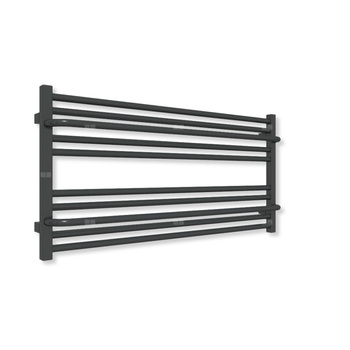 Grzejnik drabinkowy TERMA LIMA, podłączenie PX, wym. 500 x 1000 mm, kolor czarny RAL9011 (farba), moc 482W