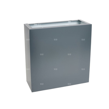 Postument z blachy do skrzynek gazowych o podstawie 600 x 250 mm, H=600 kolor antracyt