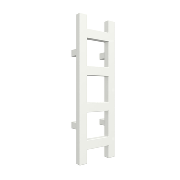 Grzejnik drabinkowy TERMA EASY, podłączenie SX, wym. 640 x 200 mm, kolor biały krem