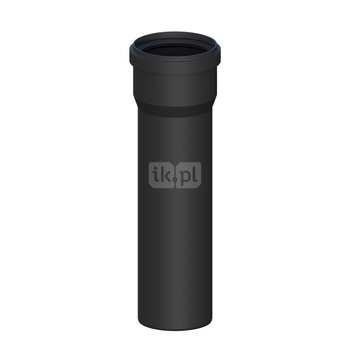 Rura prosta PP L1000mm DN160mm odporna na promieniowanie UV z uszczelką [EPDM]