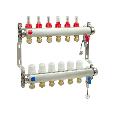 PHA-127/1/S/Z 15-obwodowy PN6 Rozdzielacz SS1.4301