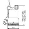 Pompa zanurzeniowa do ścieków WILO Drain TM/TMW32/11 PP 1 x 230 V, moc 0.75 W 50 Hz, przewód 10 m