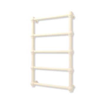 Grzejnik elektryczny TERMA RETRO 800 x 500 mm, kolor musujący krem, moc 200 W, podłączenie E1, kabel prosty bez wtyczki z maskownicą czarny