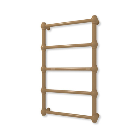 Grzejnik elektryczny TERMA RETRO 800 x 500 mm, kolor halo, moc 200 W, podłączenie E1, kabel prosty bez wtyczki z maskownicą żółty