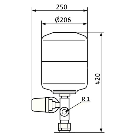 Wyłącznik ciśnieniowy WILO WVA PN6 elektr. do pomp