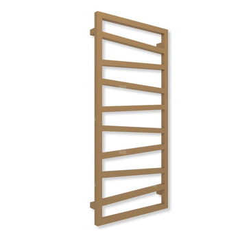 Grzejnik drabinkowy TERMA ZIGZAG, podłączenie SX, wym. 1310 x 500 mm, kolor halo (farba), moc 490W