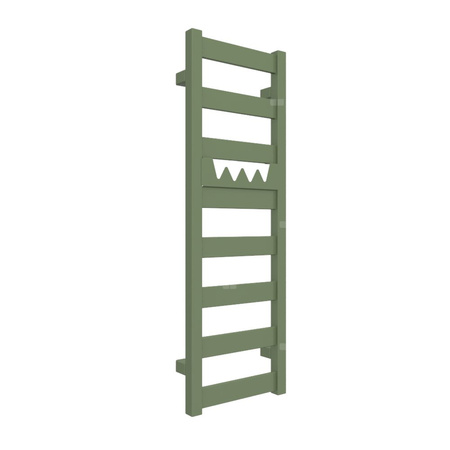 Grzejnik drabinkowy TERMA VIVO, podłączenie SX, wym. 910 x 300 mm, kolor seledynowy groszkowy RAL6011 (farba), moc 240W