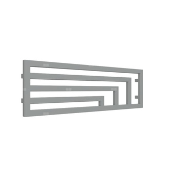 Grzejnik drabinkowy TERMA ANGUS H, podłączenie ZX, wym. 360 x 1140 mm, kolor szary drogowy a RAL7042, moc 416W