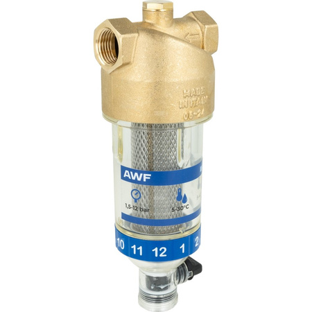 Filtr do wody AWF 110, z płukaniem wstecznym, GW G1/2''