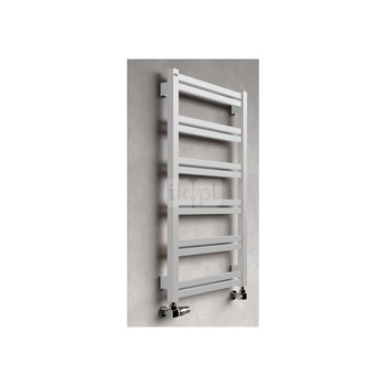 Grzejnik drabinkowy GORGIEL MAVI, podłączenie 11, wym. 1175 x 435 mm, kolor biały RAL9016, moc 427W