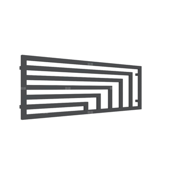 Grzejnik drabinkowy TERMA ANGUS H, podłączenie YP, wym. 520 x 1460 mm, kolor czarny pieprz, moc 680W