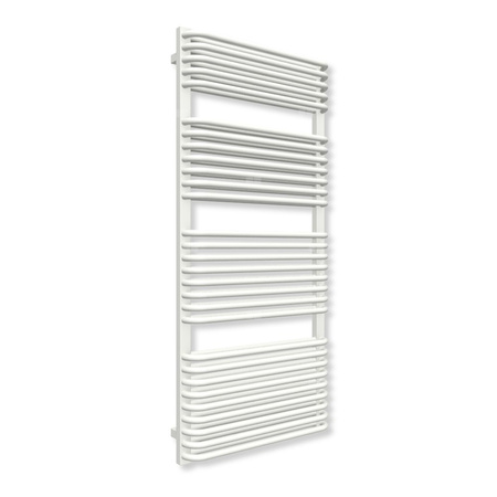 Grzejnik drabinkowy TERMA TYTUS, podłączenie Z1, wym. 1420 x 640 mm, kolor biała ściana (farba), moc 1317W