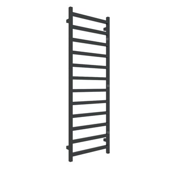 Grzejnik drabinkowy TERMA SIMPLE ONE, podłączenie S1, wym. 1440 x 500 mm, kolor czarny jak kruk soft RAL9005, moc 600W