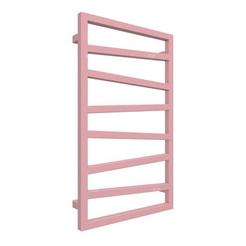 Grzejnik drabinkowy TERMA ZIGZAG, podłączenie SX, wym. 835 x 500 mm, kolor lawenda, moc 300W