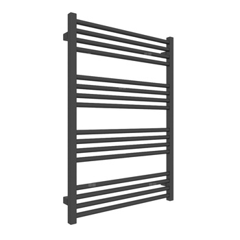 Grzejnik drabinkowy TERMA FIONA, podłączenie Z8, wym. 900 x 630 mm, kolor czarny RAL9017, moc 469W