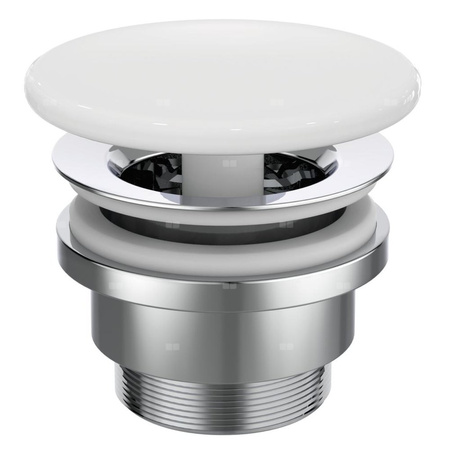 NIEZAMYKANY KOREK G1 1/4 CIEMNOSZARY