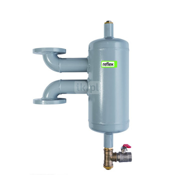 Separator mikropęcherzy REFLEX D 65 V F1, 10 bar / 110'C, DN65/PN16, kolor: szary