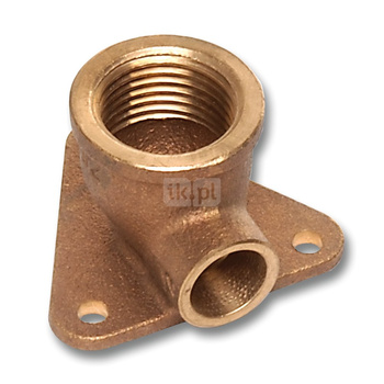 Kolano 90' SANHA 4471G, miedź, 12 mm x 1/2'' (lut wewnętrzny x GW)