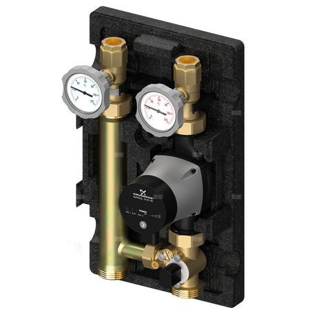 Grupa pompowa Meiflow S MK 1" z mieszaczem (GRUNDFOS ALPHA2 25-60) - wykonanie lewe