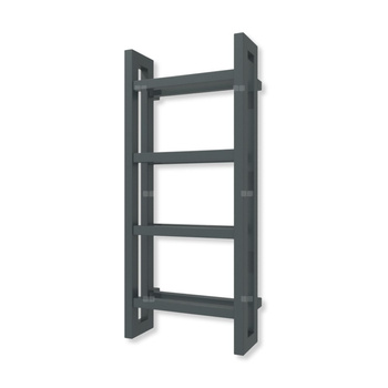 Grzejnik drabinkowy TERMA STAND, podłączenie SX, wym. 920 x 400 mm, kolor magiczna perła (farba), moc 434W