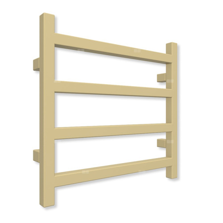 Grzejnik drabinkowy TERMA SIMPLE, podłączenie SX, wym. 480 x 500 mm, kolor mosiądz (farba), moc 173W