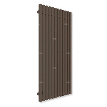 Grzejnik elektryczny TERMA TRIGA E 1300 x 580 mm, kolor szlachetny brąz, moc 1000 W, podłączenie E1, kabel spiralny z wtyczką