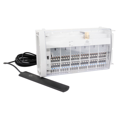 Moduł sterujący bezprzewodowy z anteną zewnętrzną AFRISO RM F6A CosiTherm do systemu sterowania instalacji domowej