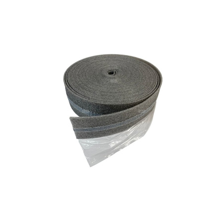Taśma brzegowa KOTAR samoprzylepna z zakładką i nacięciam/ Butyl Szara Grubość . 8mm x 130mm x 25 mb