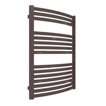 Grzejnik drabinkowy TERMA DEXTER, podłączenie SX, wym. 860 x 600 mm, kolor brązowy czekoladowy RAL8017, moc 464W