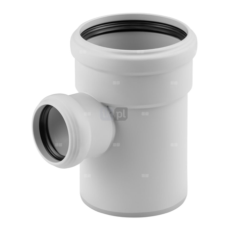 Trójnik MAGNAPLAST SKOLAN safe dBEA 87' PP DN 70 x DN 56 x DN 70 (ww x ww x wz), kolor biały