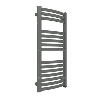 Grzejnik drabinkowy TERMA DEXTER ONE, podłączenie S8, wym. 860 x 400 mm, kolor błyszcząca szarość, moc 323W