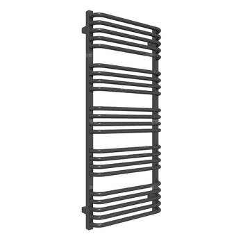 Grzejnik drabinkowy TERMA Alex, podłączenie SX, wym. 1140 x 500 mm, kolor czarny pieprz, moc 591W