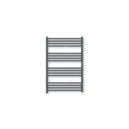 Grzejnik elektryczny TERMA FIONA ONE 900 x 600 mm, kolor metaliczny szary, moc 300 W, podłączenie E8, kabel prosty bez wtyczki szary