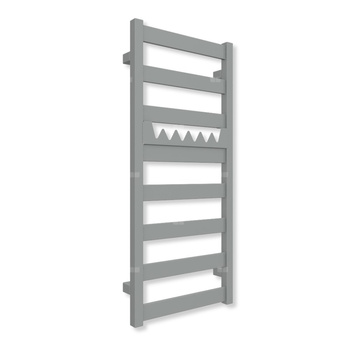 Grzejnik drabinkowy TERMA VIVO, podłączenie SX, wym. 910 x 400 mm, kolor stal nierdzewna (farba), moc 295W