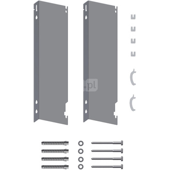 Wieszak kątowy do grz. higienicznycho wysokości 500 mm