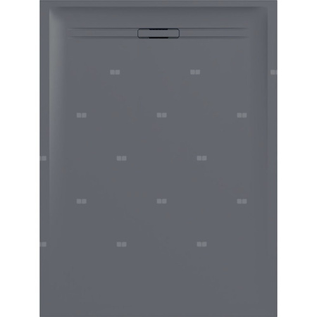 Brodzik prostokątny Geberit Sestra: 120x70x4cm, Grafit / Struktura łupka