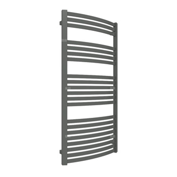 Grzejnik drabinkowy TERMA DEXTER, podłączenie SX, wym. 1220 x 600 mm, kolor szary drogowy b RAL7043, moc 640W