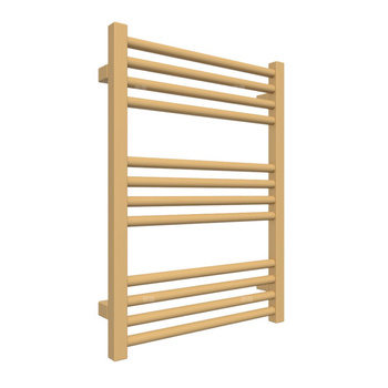 Grzejnik drabinkowy TERMA FIONA, podłączenie SX, wym. 660 x 480 mm, kolor żółty piaskowy RAL1002, moc 280W