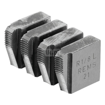 Noże gwintujące R 1/8 LH, Zestaw, REMS