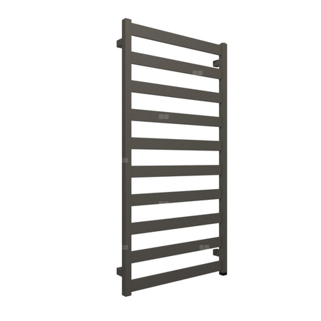 Grzejnik elektryczny TERMA VIVO ONE 1150 x 600 mm, kolor błyszczący żwir, moc 600 W, podłączenie E1, kabel prosty bez wtyczki szary