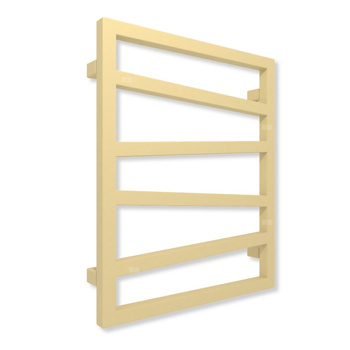 Grzejnik drabinkowy TERMA ZIGZAG, podłączenie SX, wym. 600 x 500 mm, kolor mosiądz (farba), moc 248W