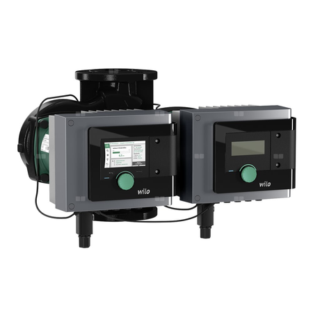 Podwójna pompa obiegowa Stratos MAXO-D 50/0,5-6 PN6/10 inteligentna, bezdławnicowa z 5-cio letnią gwarancją z przyłączem kołnierzowym, silnikiem EC, funkcją Dynamic Adapt Plus, elektronicznym dopasowaniem wydajności oraz funkcją sterowania z BMS.