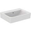 Umywalka 600x460x175 mm, bez otworu na baterię, z przelewem - CONNECT