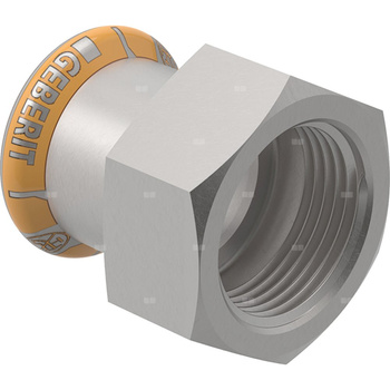 Złączka przejściowa Geberit Mapress Therm z gwintem wewnętrznym d18-Rp1/2