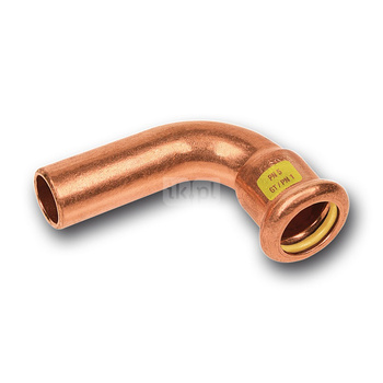 Łuk 90' SANHA Press Gas, miedź, 22 mm (zw x zz)