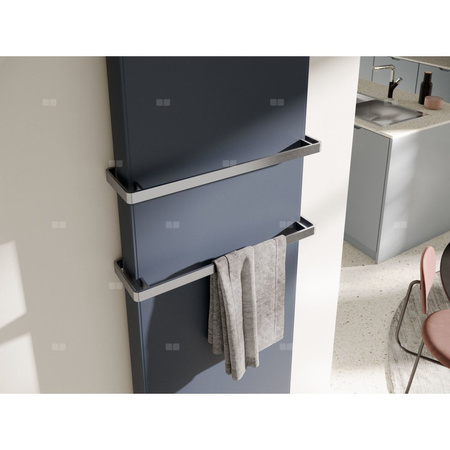 Grzejnik płytowy typ 22 KERMI X2 Verteo Plan, boczna osłona wym. 2200 x 600 mm, kolor biały, moc 2490 W