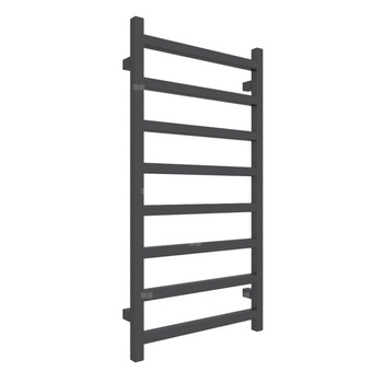 Grzejnik drabinkowy TERMA SIMPLE, podłączenie SX, wym. 960 x 500 mm, kolor szary czarny RAL7021, moc 351W